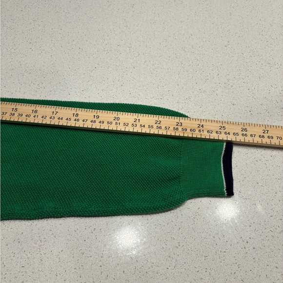 Brooks Brothers | Vibrant Green V Neck Sweater - Picture 7 of 8